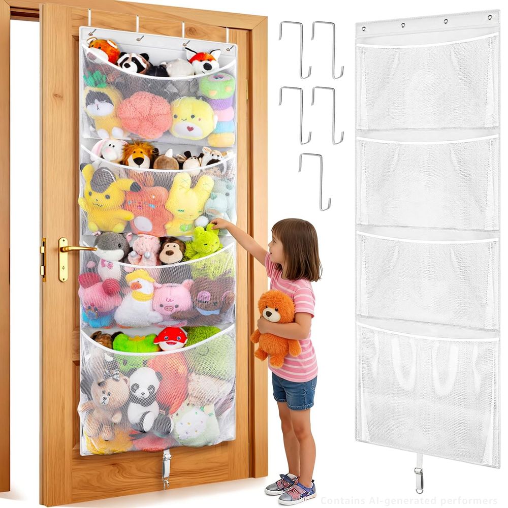 Baby Nursery Hooks - Hanging Stued Animal Storage, Over Door