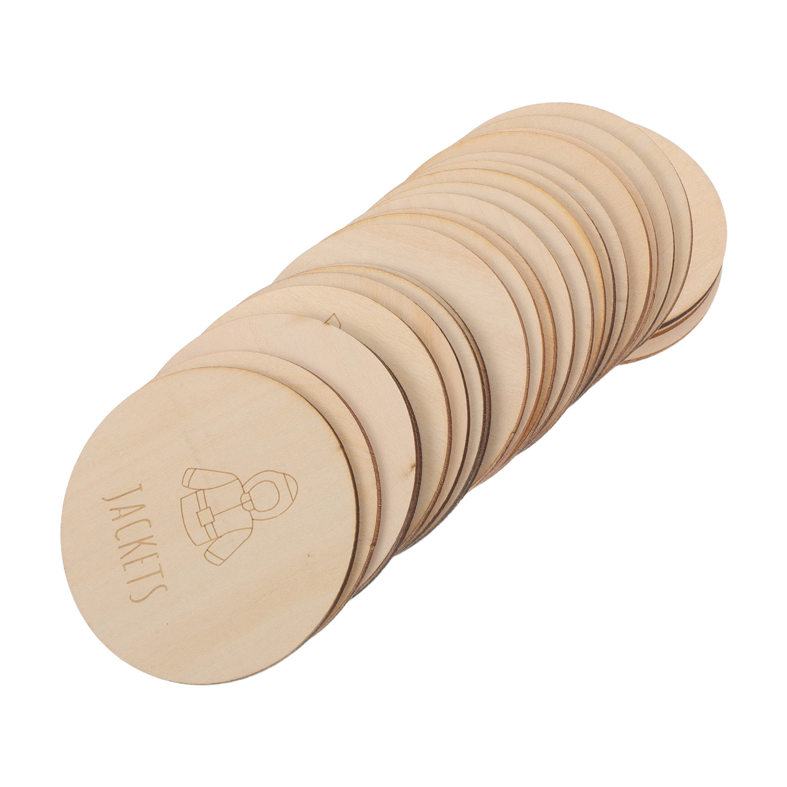 Baby Nursery Dresser - Round Wooden Nursery Labels Baby Clothing