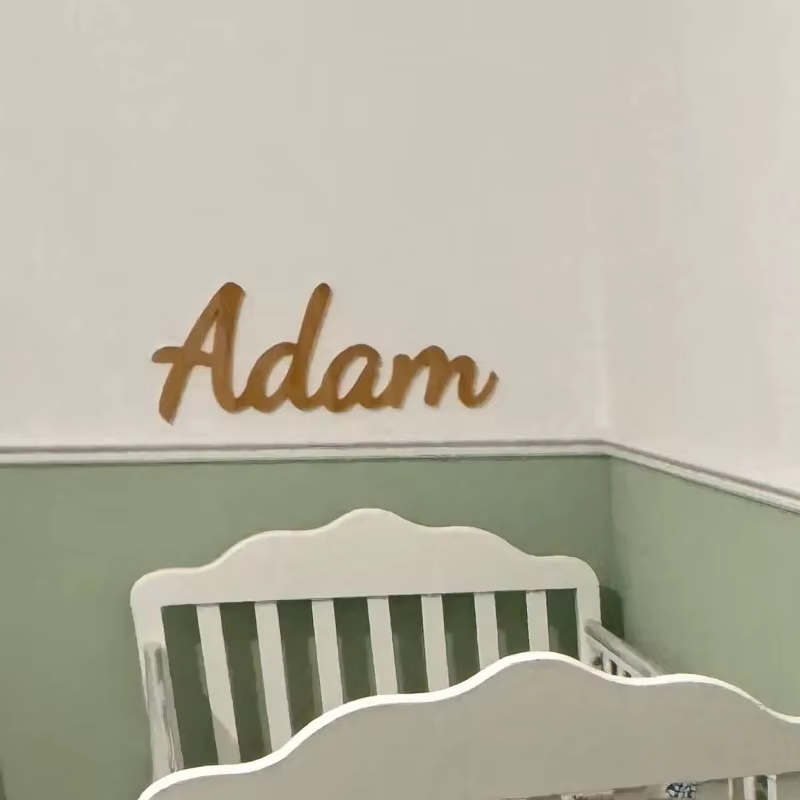 Baby Nursery Name Letters - Custom Wood Baby Sign Nursery Name