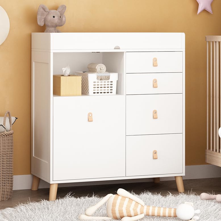 Baby Nursery Dresser - Baby Changing Table Dresser for Infants,