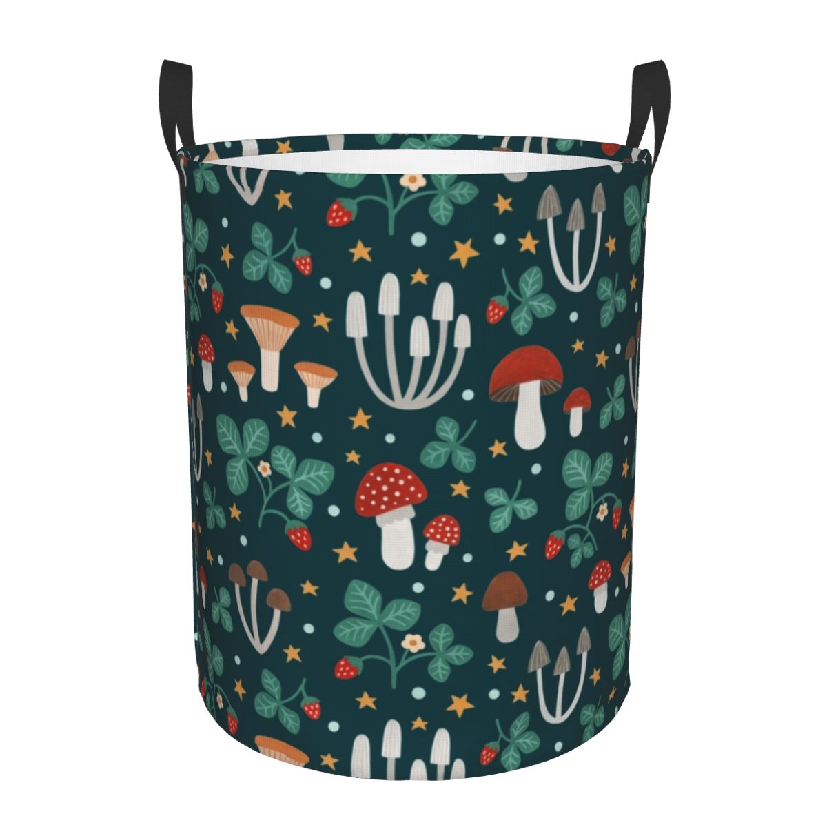 Baby Nursery Organizer - Magic Forest Laundry Basket Collapsible Psychedelic