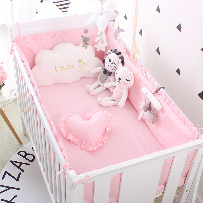 Baby Nursery Sale - 5pcs Solid Baby Bedding Set Bed