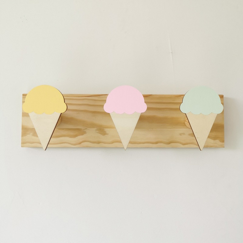 Baby Nursery Hooks - Cô Gái Trang Trí Móc Gỗ