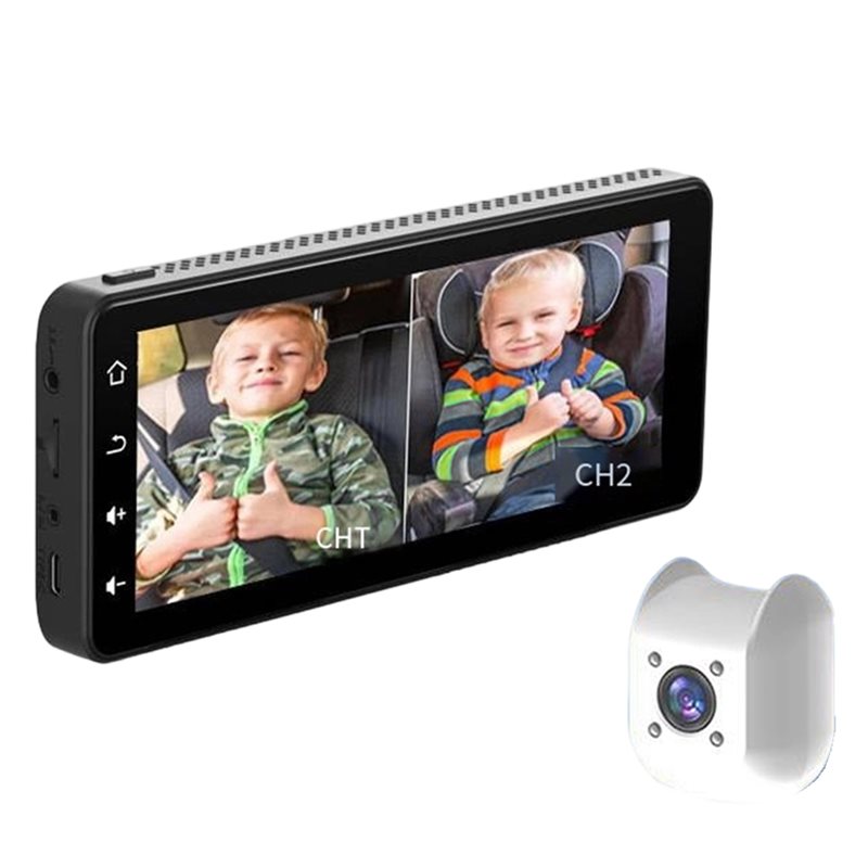 Baby Monitor Split Screen - Strict For Carseat Compatible For 2