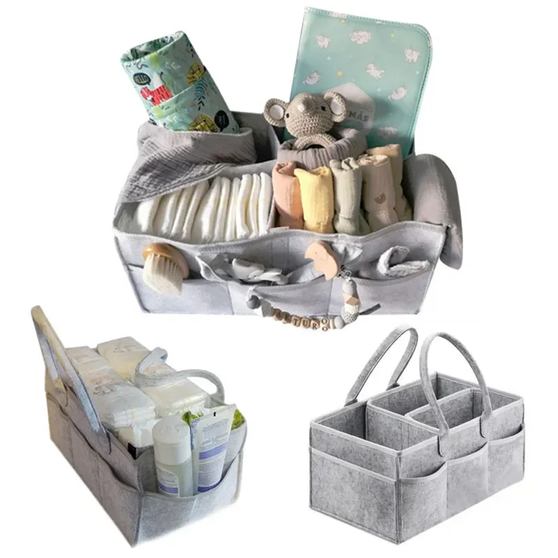 Baby Nursery Dresser - 38*23*18cm Baby Diaper Caddy Organizer Portable