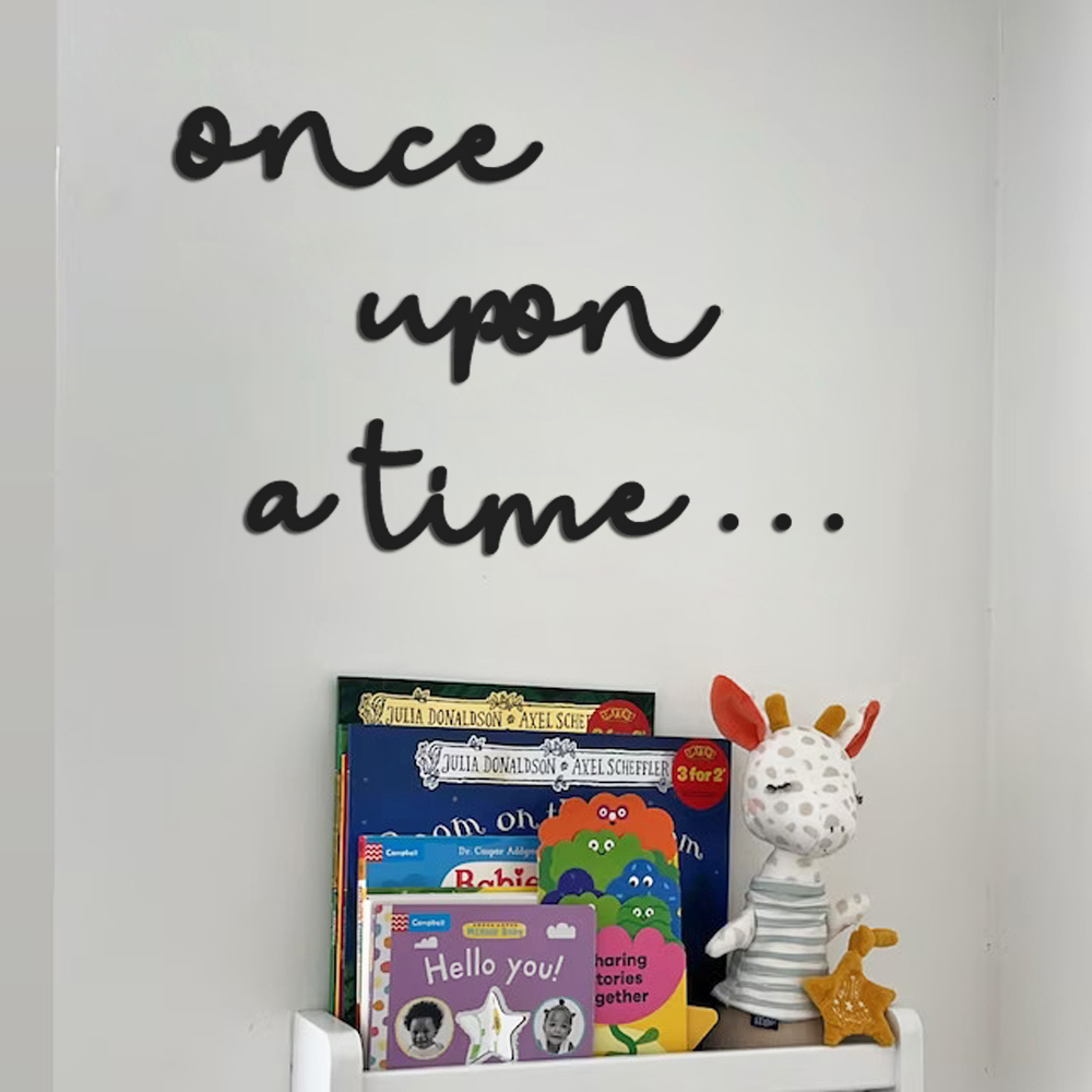 Baby Nursery Bookshelf - Once Upon a Time Nursery Wall