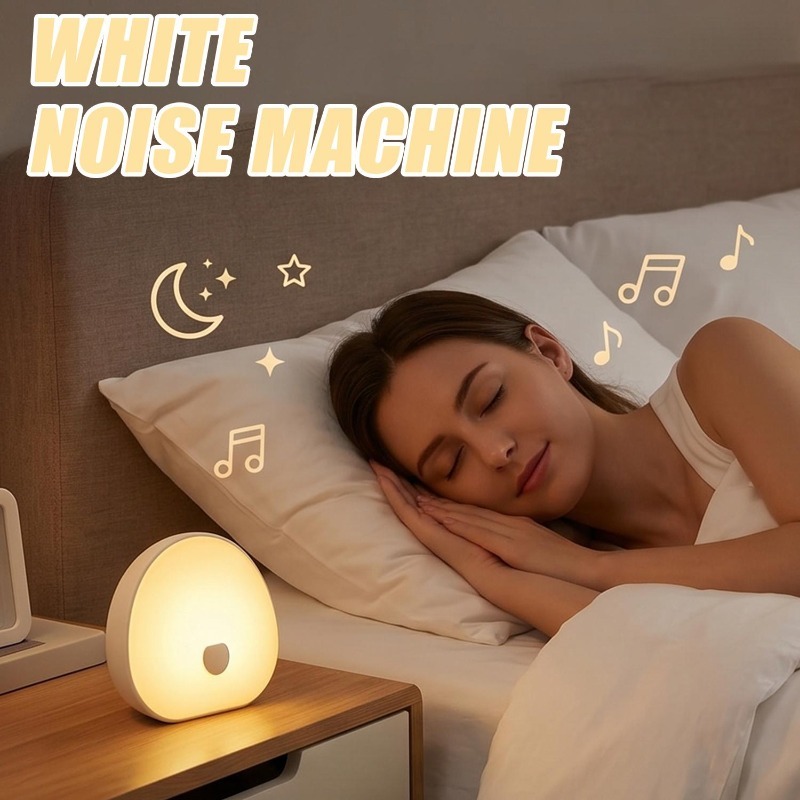 RGB Sleep White Noise Machine  - đánh giá và giá Baby Sound Machine White