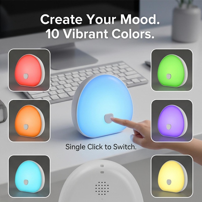 RGB Sleep White Noise Machine  - đánh giá và giá Baby Sound Machine White