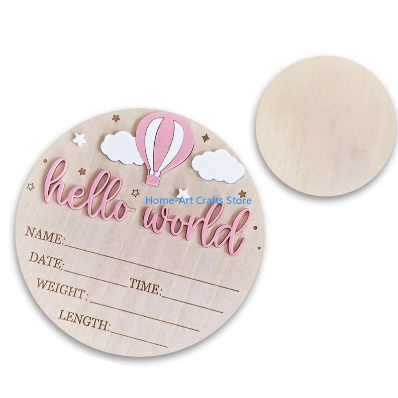 Y3NA Gỗ Tên Bé Mảng Hello Worl - đánh giá và giá Baby Nursery Keepsake