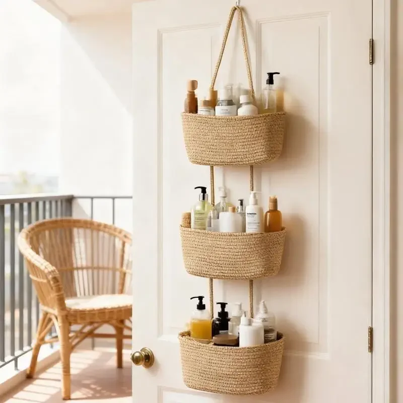 3-Tier Woven Cotton Hanging St - đánh giá và giá Baby Nursery Hooks