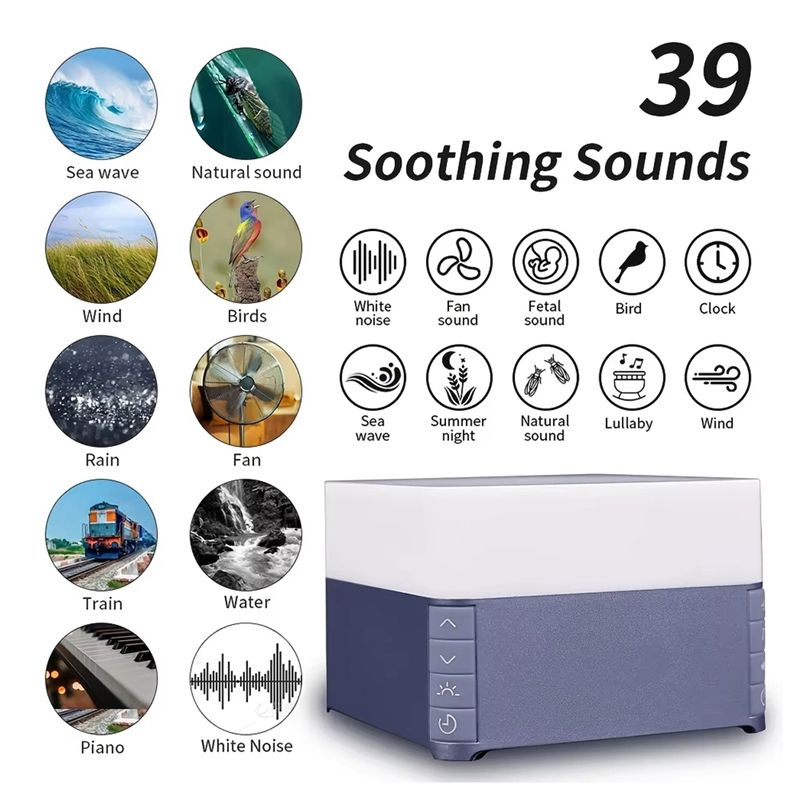 FBIL-White Noise Machine Baby  - đánh giá và giá Baby Sound Machine White