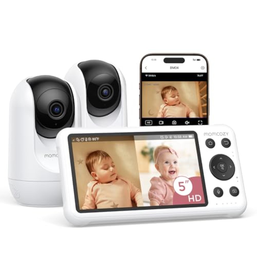 Smart WiFi baby monitor for ho - đánh giá và giá Baby Monitor Split Screen