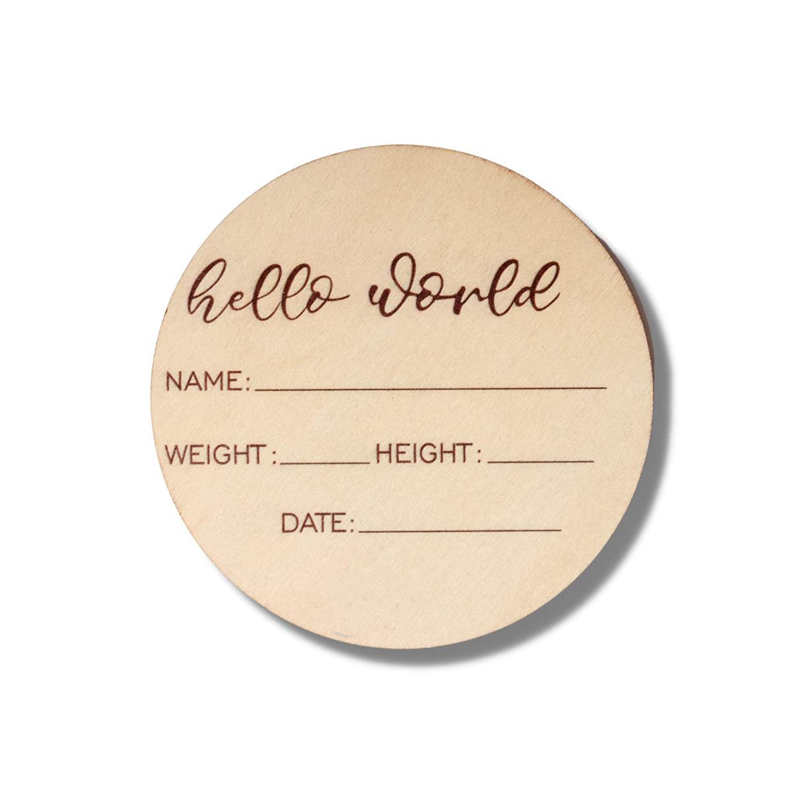 Set of 18 Wooden Baby Mileston - đánh giá và giá Milestone Card Set