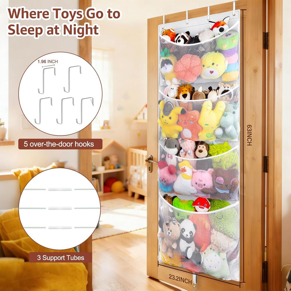 Hanging Stued Animal Storage,  - đánh giá và giá Baby Nursery Hooks