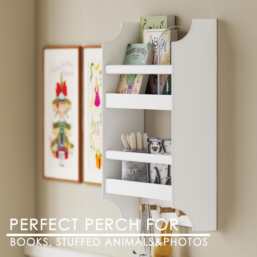 loating Nursery Book Shelves w - đánh giá và giá Baby Nursery Hooks