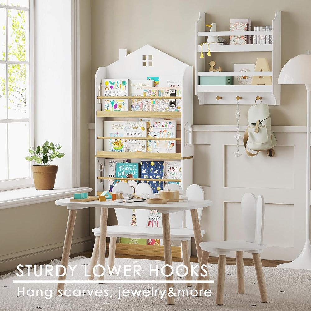 loating Nursery Book Shelves w - đánh giá và giá Baby Nursery Hooks