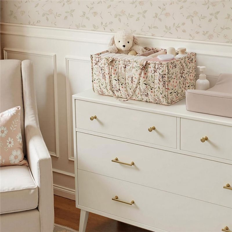 AINY-Floral Diaper Caddy Organ - đánh giá và giá Baby Nursery Must Haves