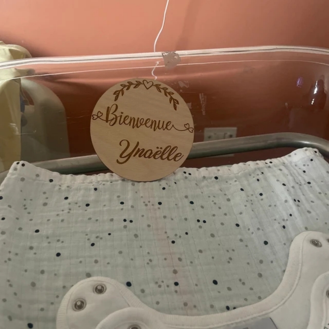 Personalized name baby birth w - đánh giá và giá Milestone Card Set