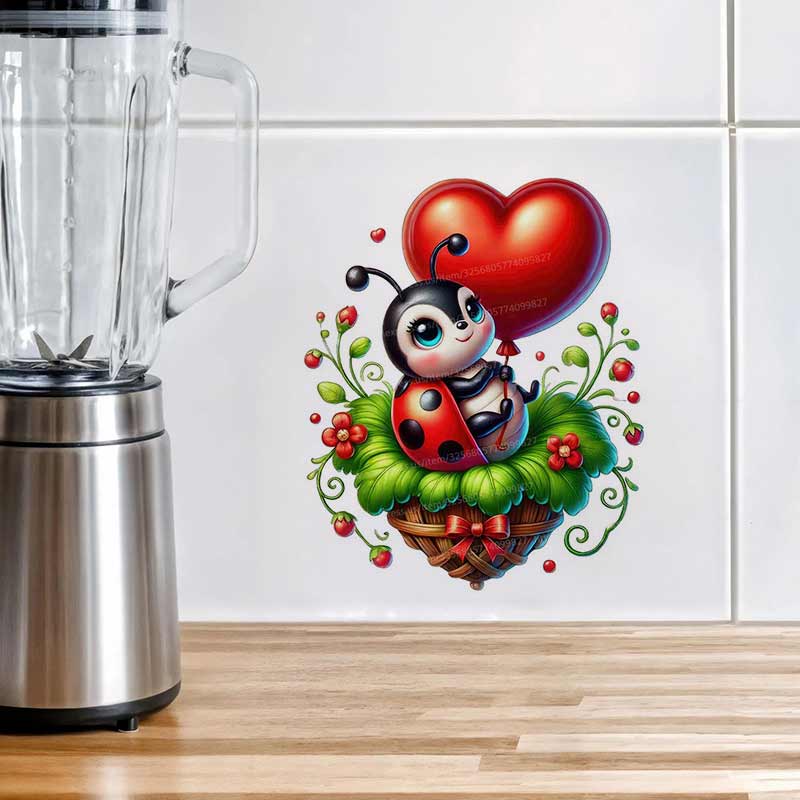 Cute Ladybug Wall Sticker Baby - đánh giá và giá Baby Nursery Murals