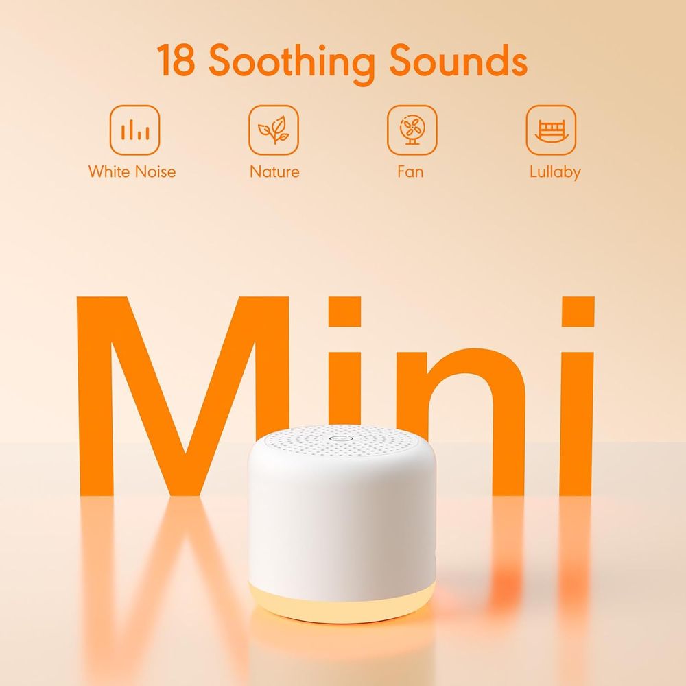 White Noise Machine with Night - đánh giá và giá Baby Sound Machine White