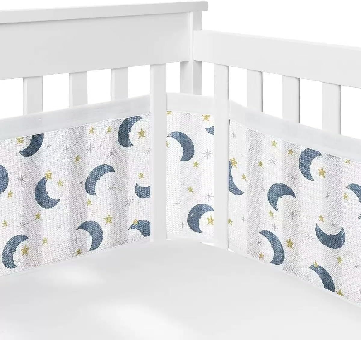 2Pcs Set Breathable Mesh Crib  - đánh giá và giá Baby Nursery Sale