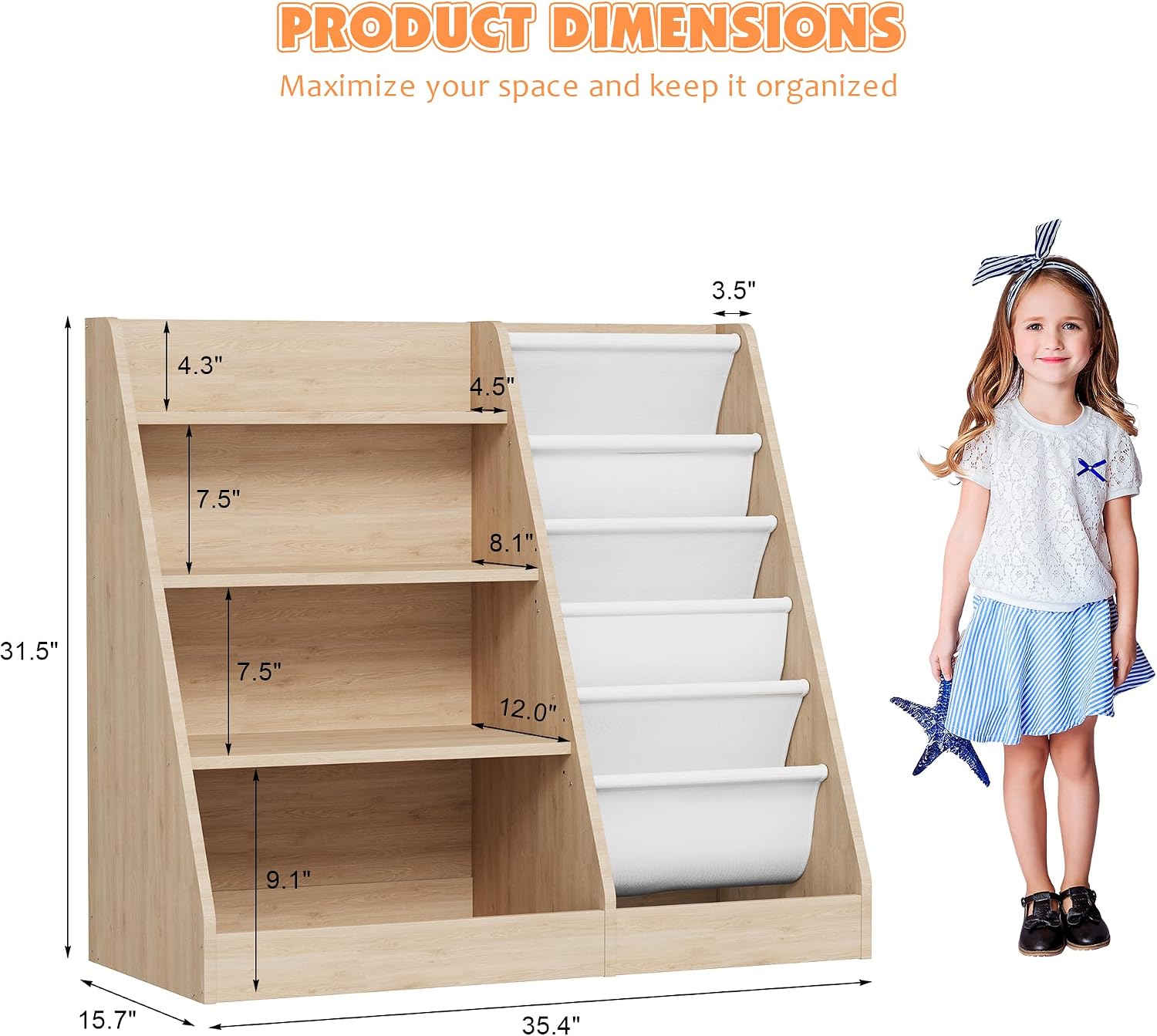 4 Tier Kids Wooden Bookshelf w - đánh giá và giá Baby Nursery Bookshelf