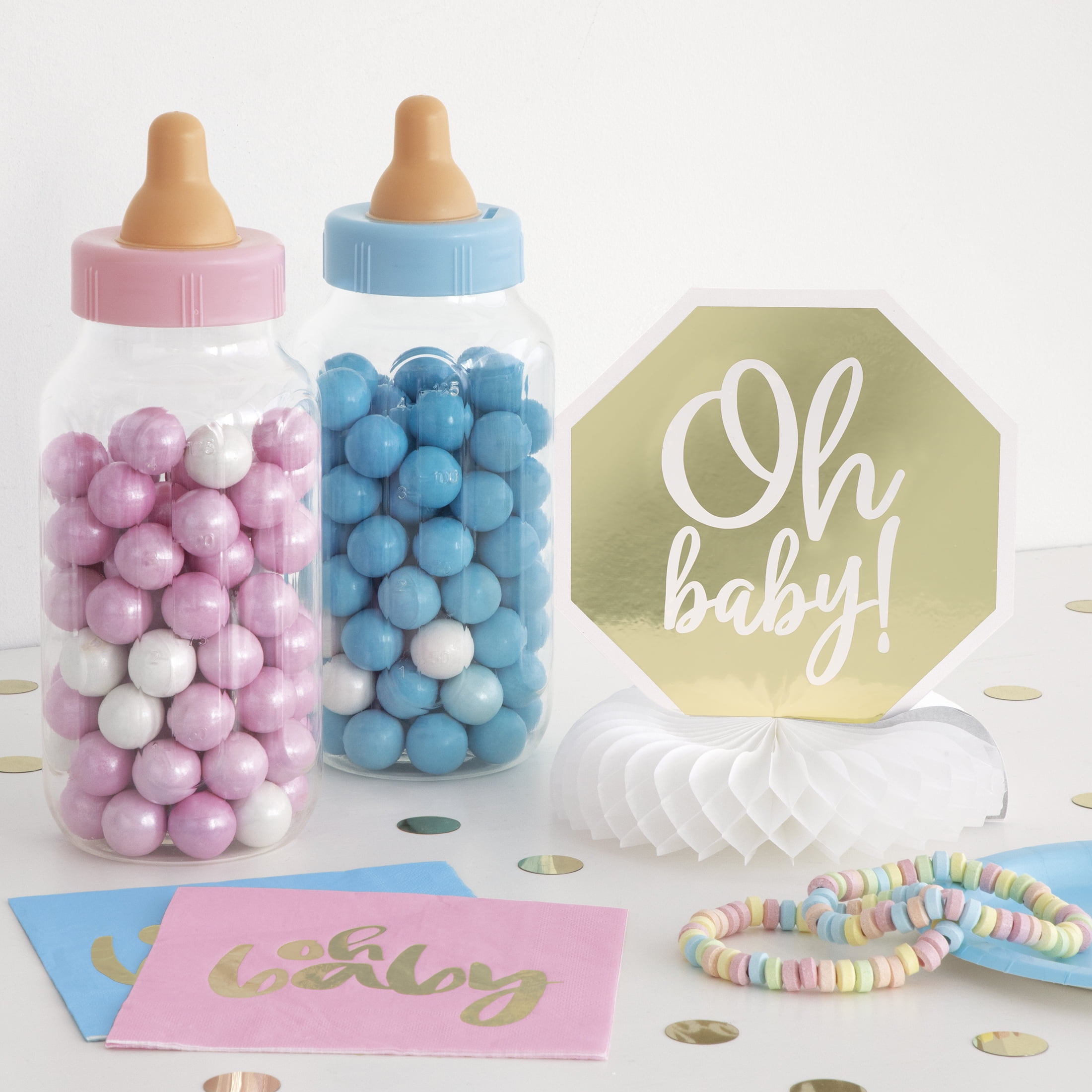 11 Inch Pink Plastic Baby Bott - đánh giá và giá Baby Nursery Keepsake