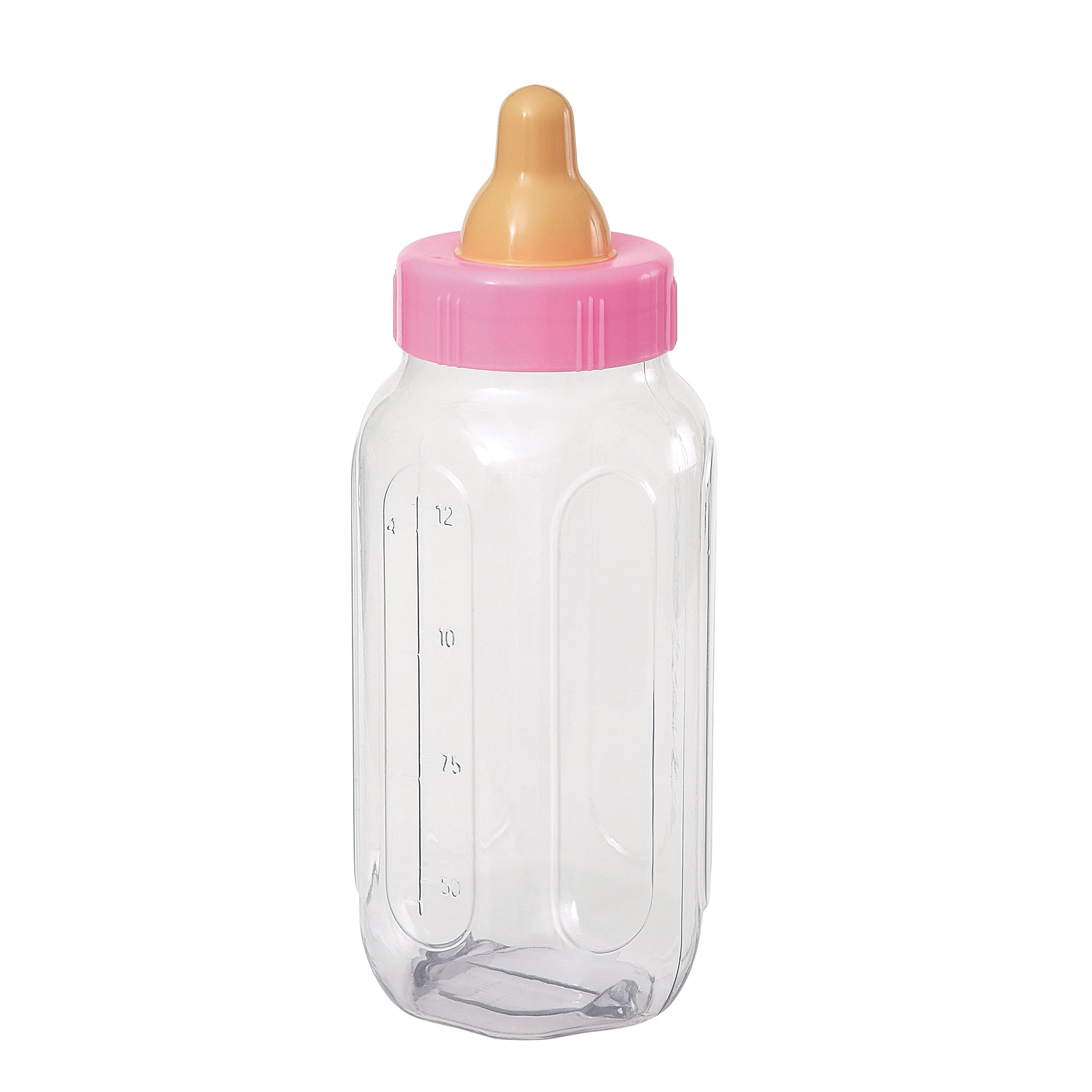 11 Inch Pink Plastic Baby Bott - đánh giá và giá Baby Nursery Keepsake