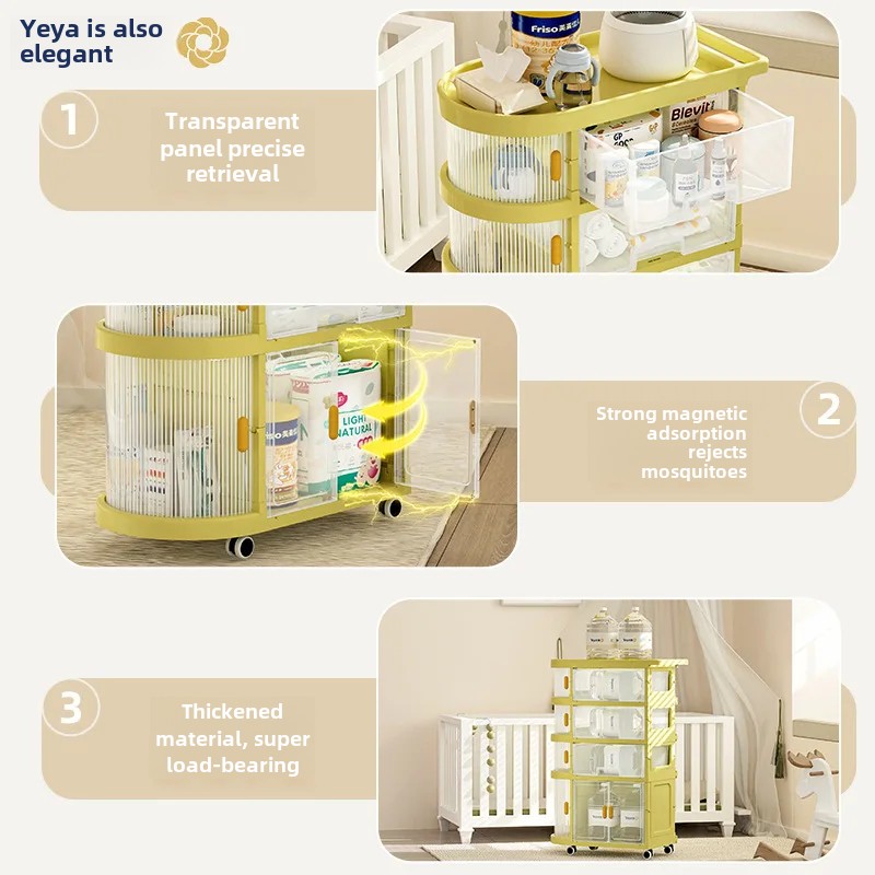 Folding Baby Storage Rack Trol - đánh giá và giá Baby Nursery Hooks