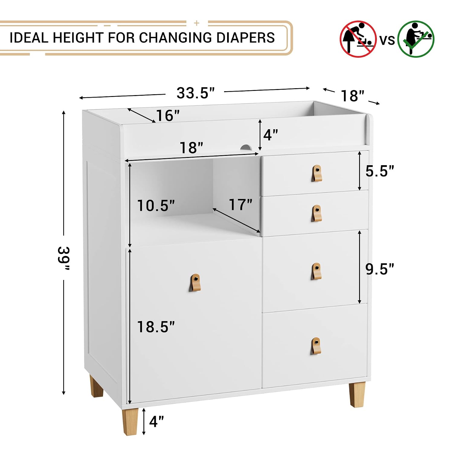Baby Changing Table Dresser fo - đánh giá và giá Baby Nursery Dresser