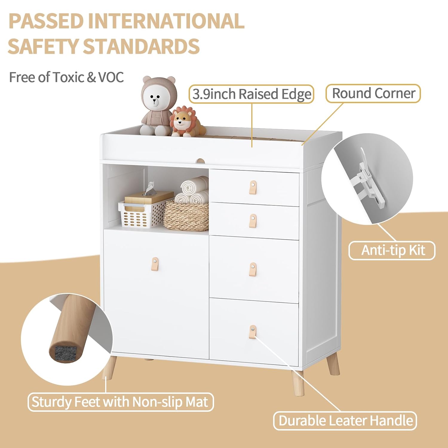 Baby Changing Table Dresser fo - đánh giá và giá Baby Nursery Dresser