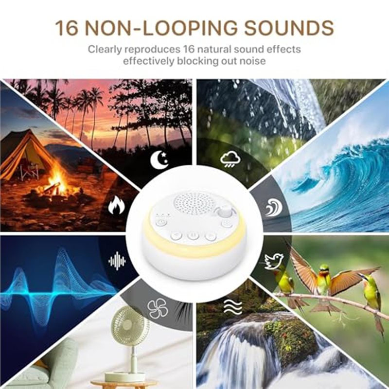 CYGJ-Sleep Aid Sound Machine F - đánh giá và giá Baby Sound Machine White
