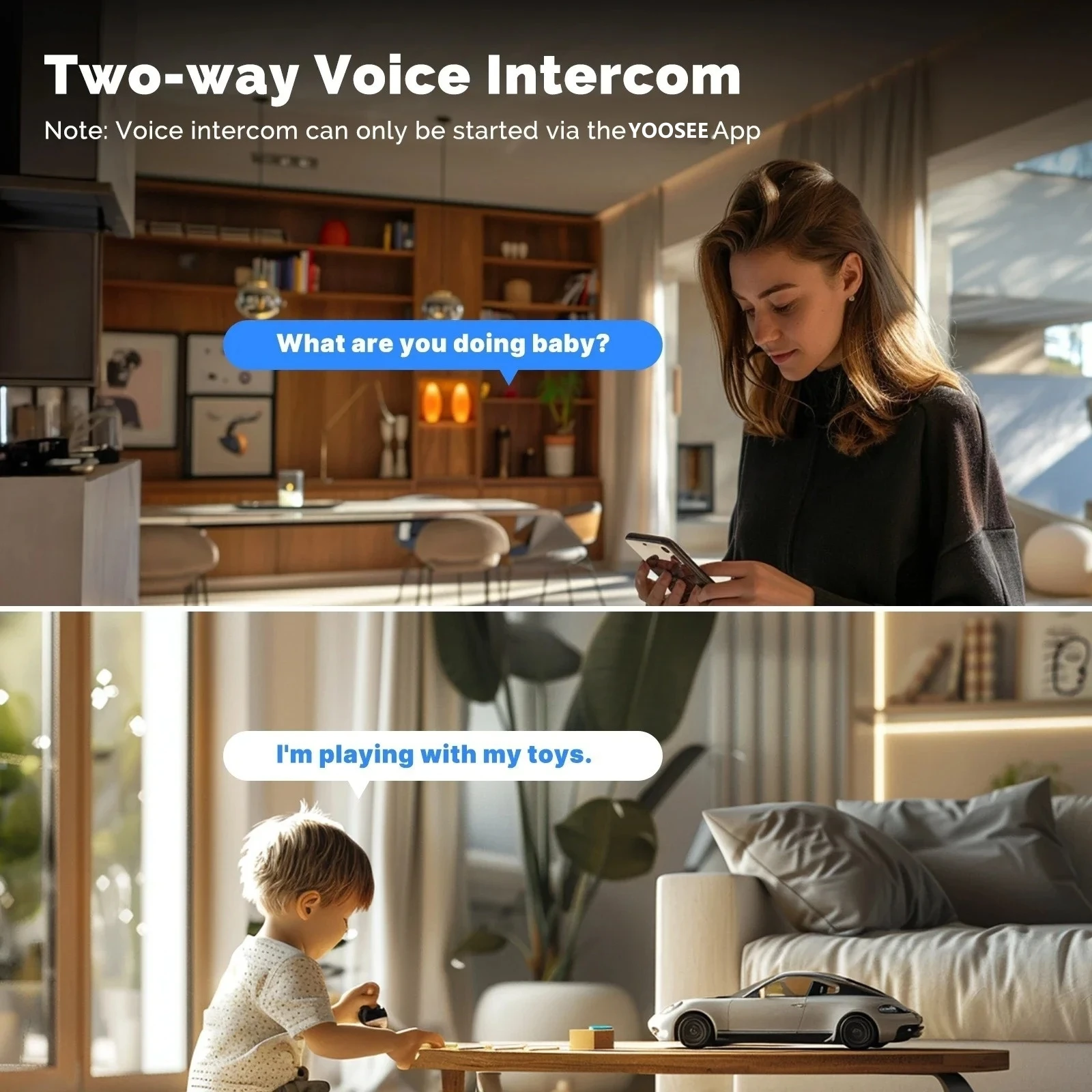 8MP WiFi IP Camera Dual Lens B - đánh giá và giá Baby Monitor Split Screen