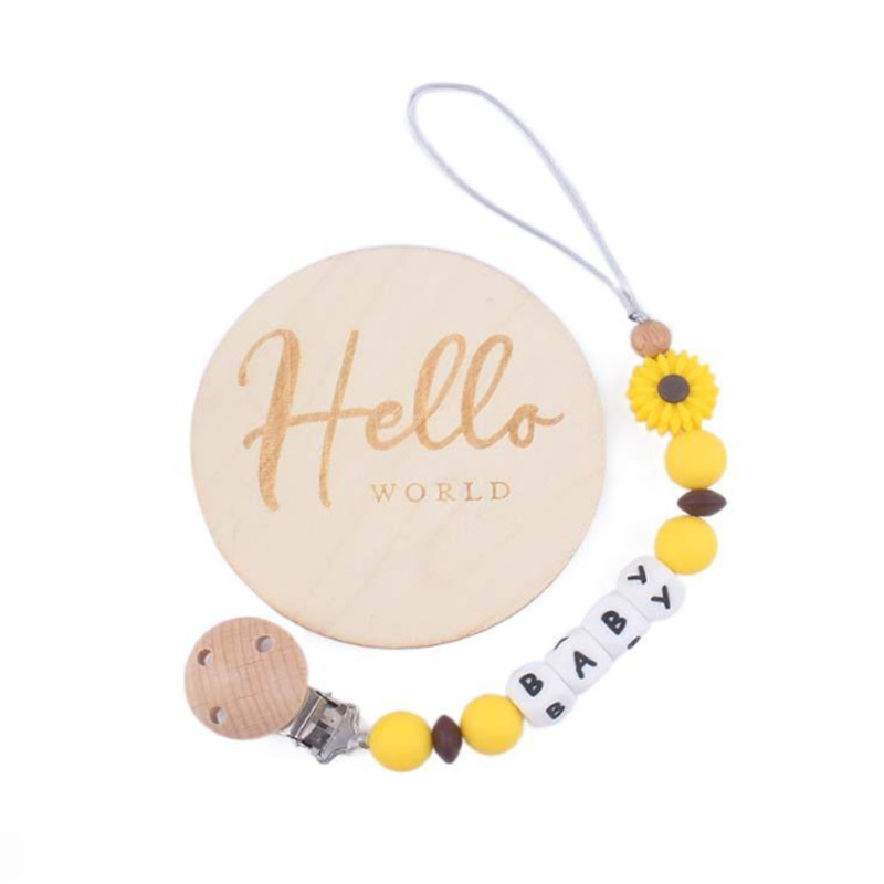 2pcs/set Personalized Name Sun - đánh giá và giá Milestone Card Set