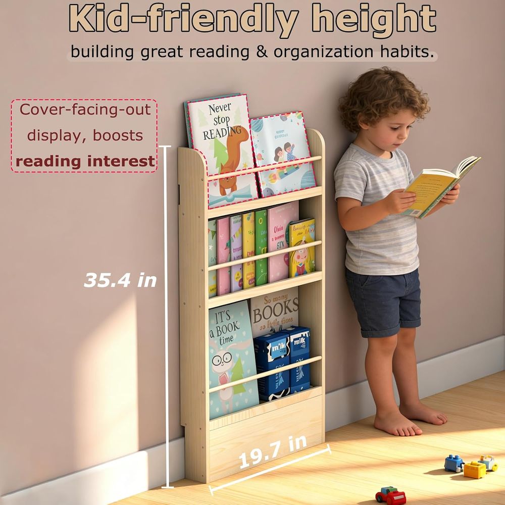 Behind The Door Bookshel - Mon - đánh giá và giá Baby Nursery Bookshelf