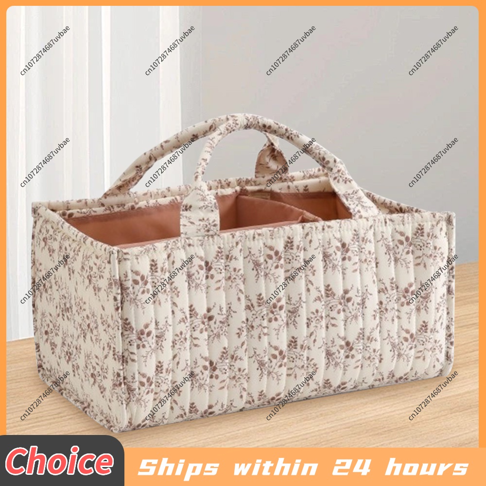 Floral Nursery Storage Basket  - đánh giá và giá Baby Nursery Must Haves