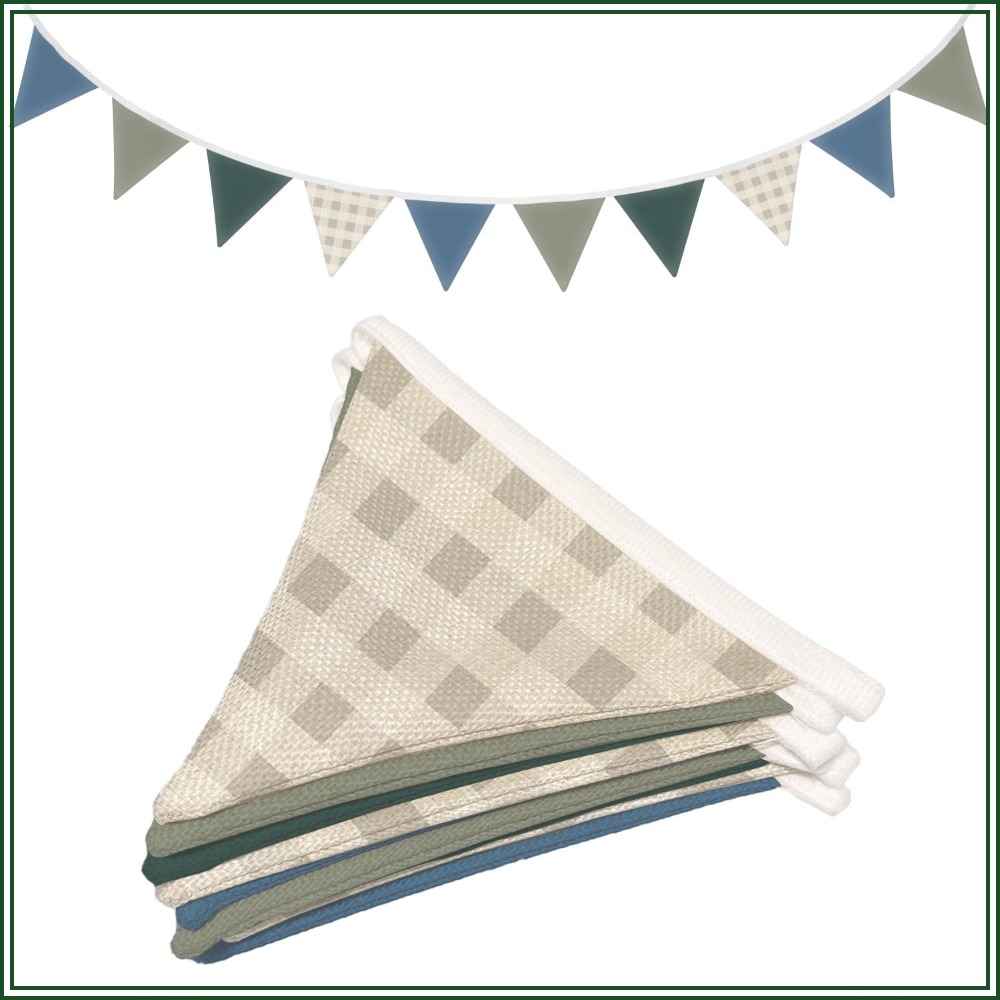 11ft Garland Triangle Banners  - đánh giá và giá Baby Nursery Fabric