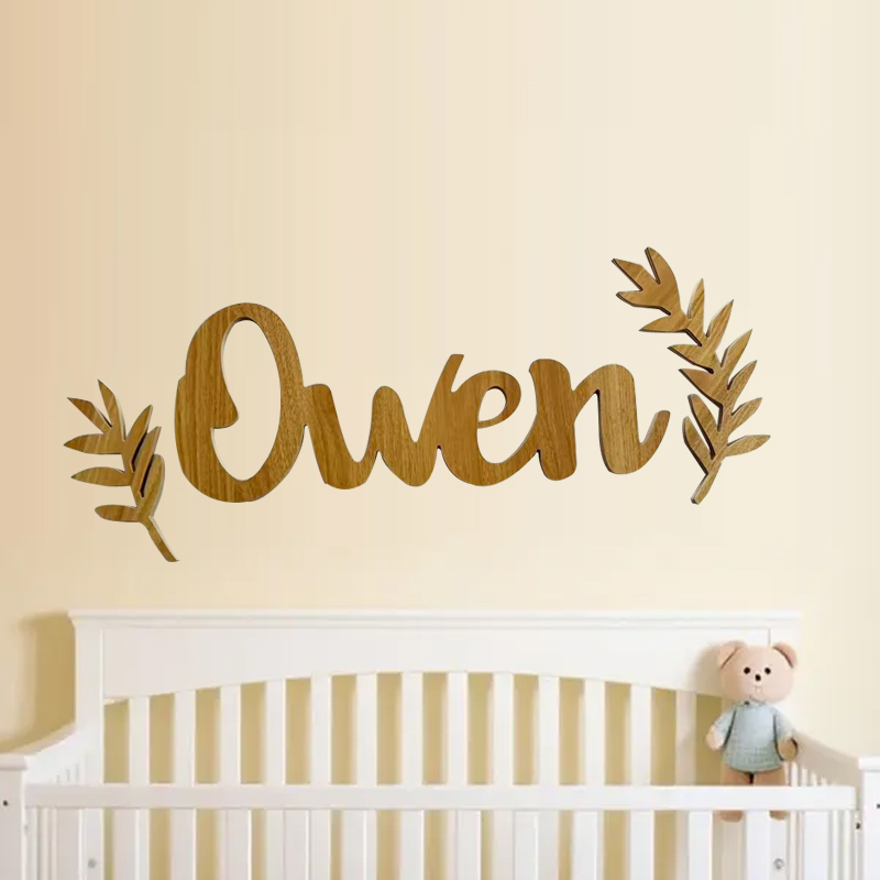 Custom Wooden Nameplate Person - đánh giá và giá Baby Nursery Name Letters