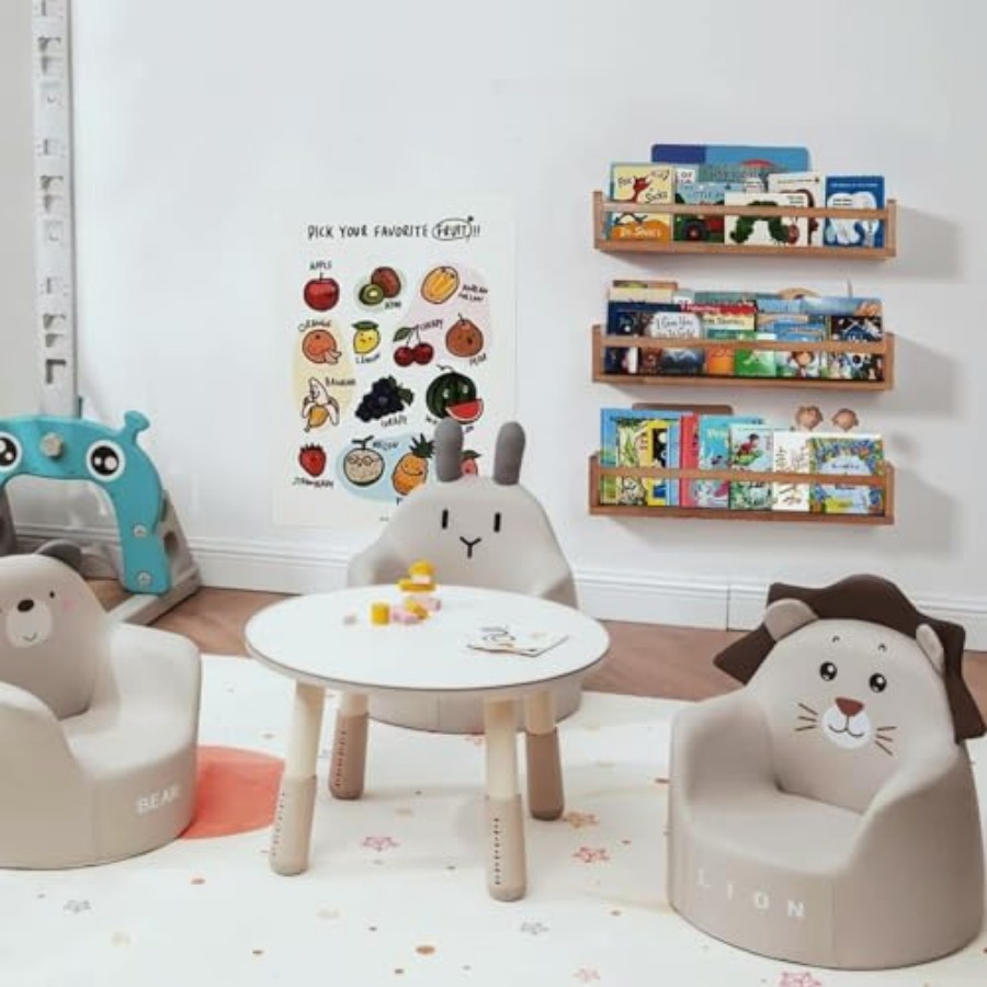 Nursery Shelves Floating Book  - đánh giá và giá Baby Nursery Bookshelf