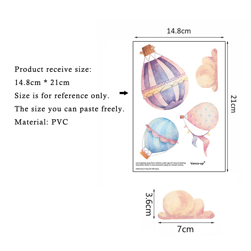 Nhiều Màu Sắc Bằng Khí Cầu Khí - đánh giá và giá Baby Nursery Murals