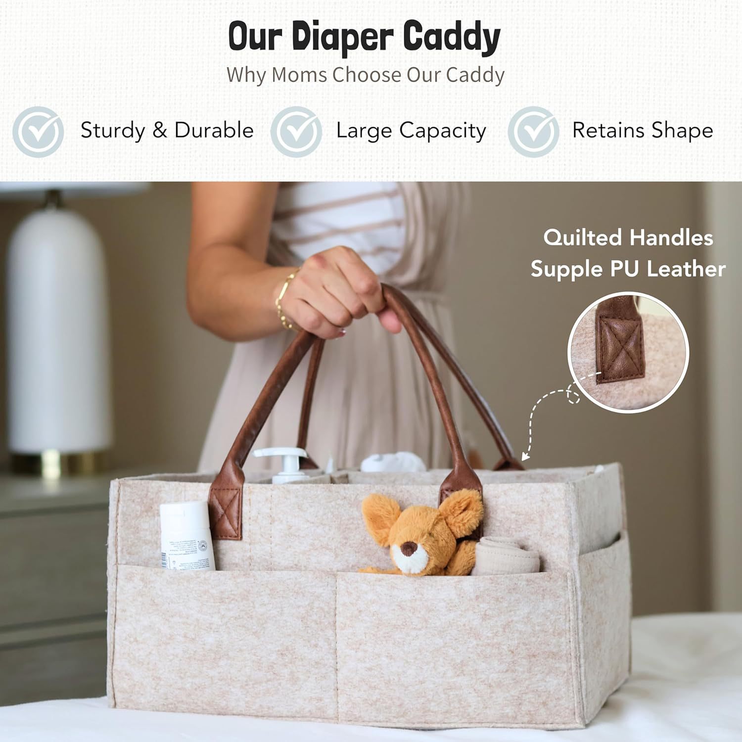 Baby Felt Storage Nursery Orga - đánh giá và giá Baby Bag Nursery