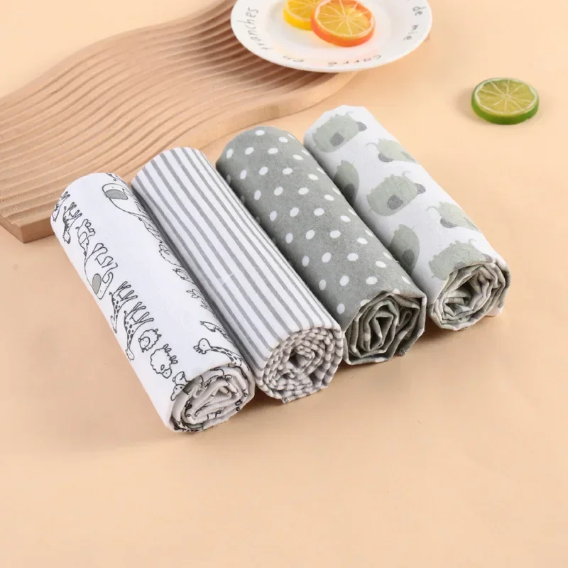 4pc/set Flannel Baby Swaddle B - đánh giá và giá Baby Nursery Sale