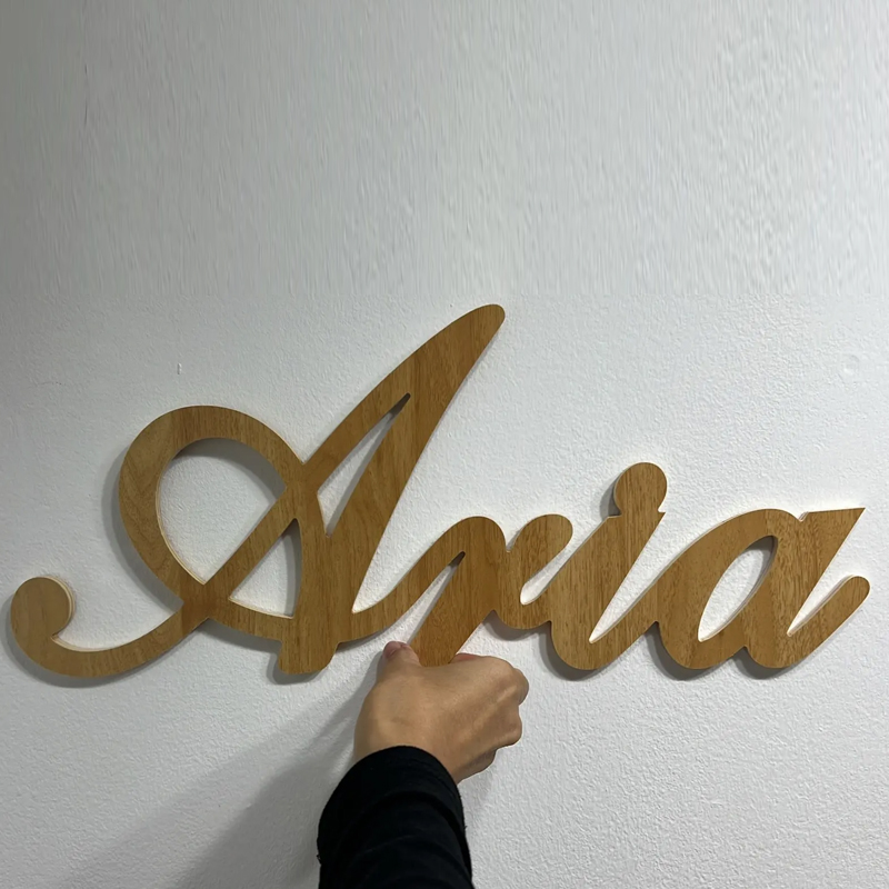 Custom name sign  Wooden name  - đánh giá và giá Baby Nursery Name Letters
