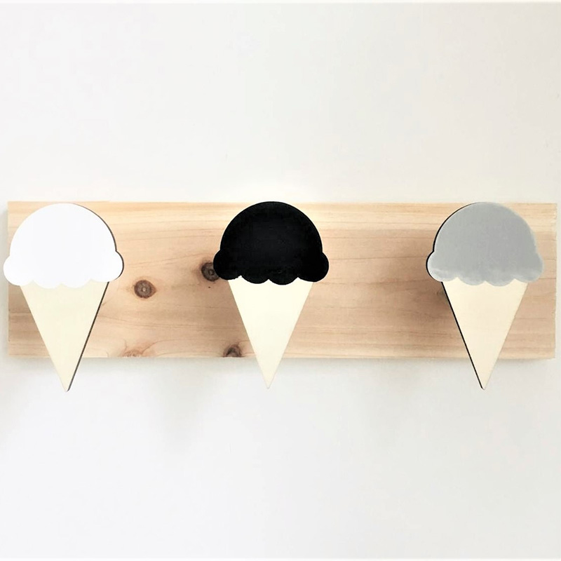 Cô Gái Trang Trí Móc Gỗ Treo T - đánh giá và giá Baby Nursery Hooks