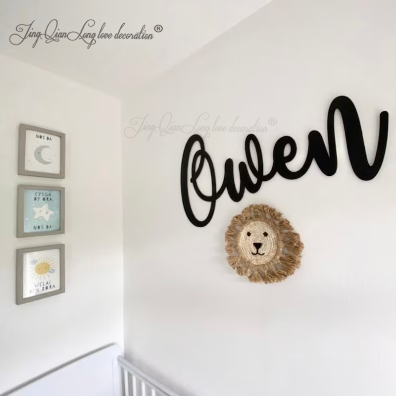 Custom Decorative Wooden Sign  - đánh giá và giá Baby Nursery Name Letters