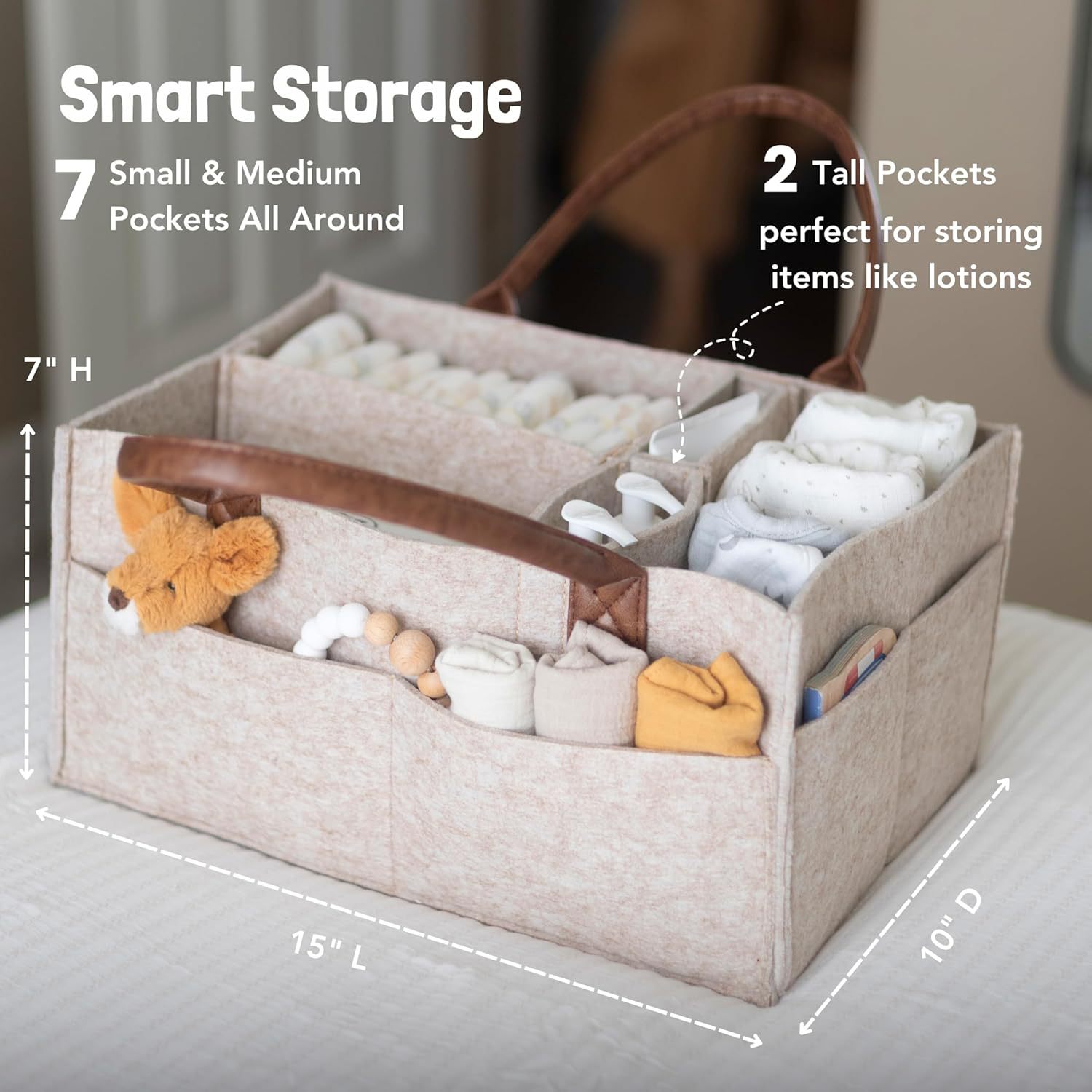 Baby Felt Storage Nursery Orga - đánh giá và giá Baby Nursery Organizer