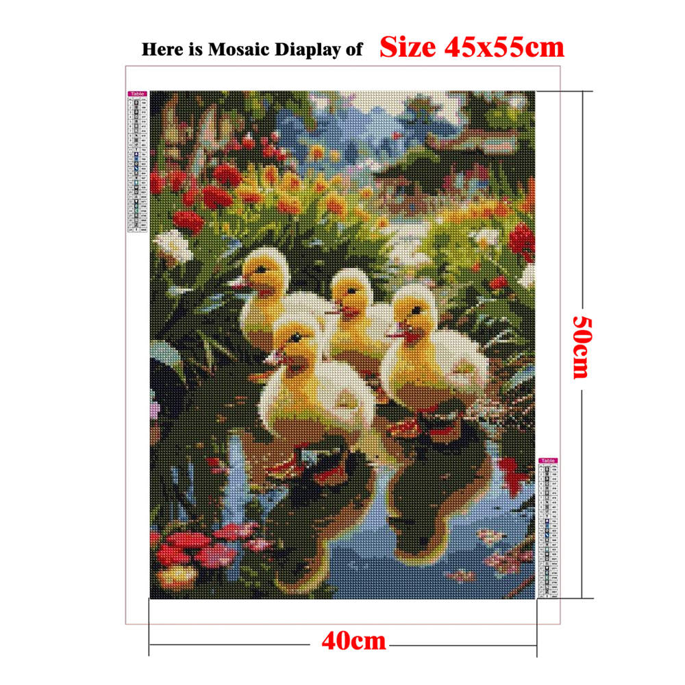 Yellow Duckling Diamond Art Ki - đánh giá và giá Baby Nursery Kit