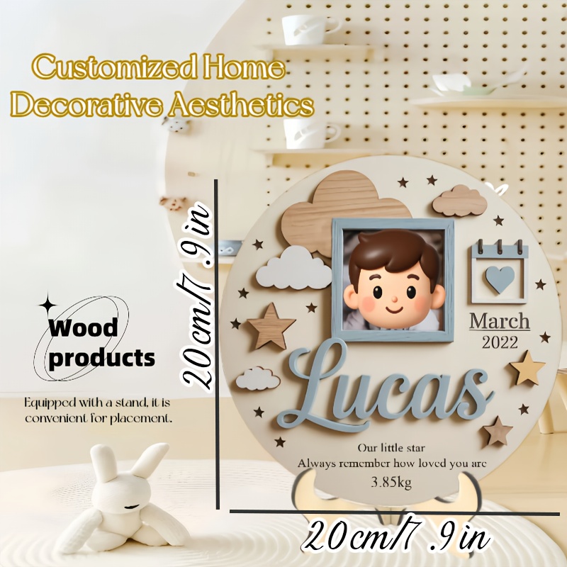 Personalized Baby Photo Frame, - đánh giá và giá Baby Nursery Keepsake
