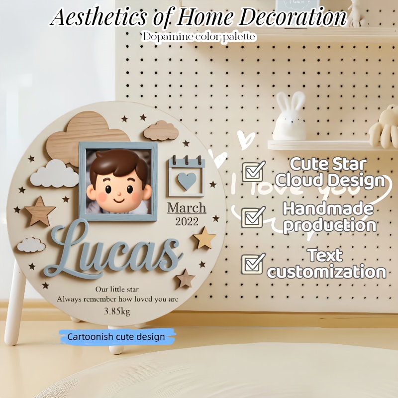 Personalized Baby Photo Frame, - đánh giá và giá Baby Nursery Keepsake