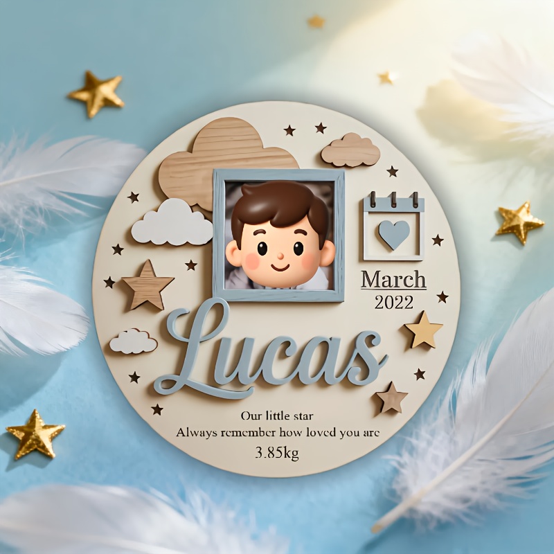 Personalized Baby Photo Frame, - đánh giá và giá Baby Nursery Keepsake